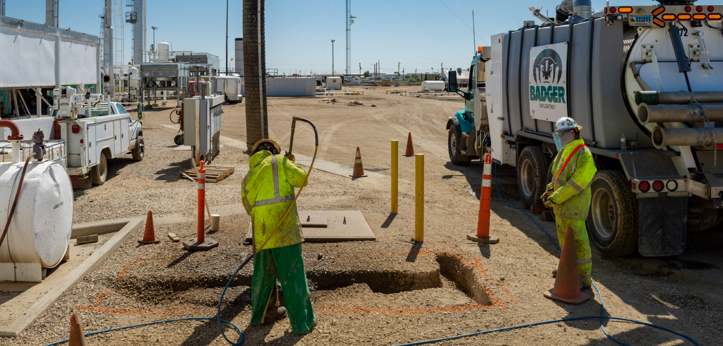 Badger-Daylighting-Oil-Gas-Application